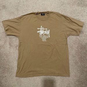 Stussy Tan T-shirt (Mens)